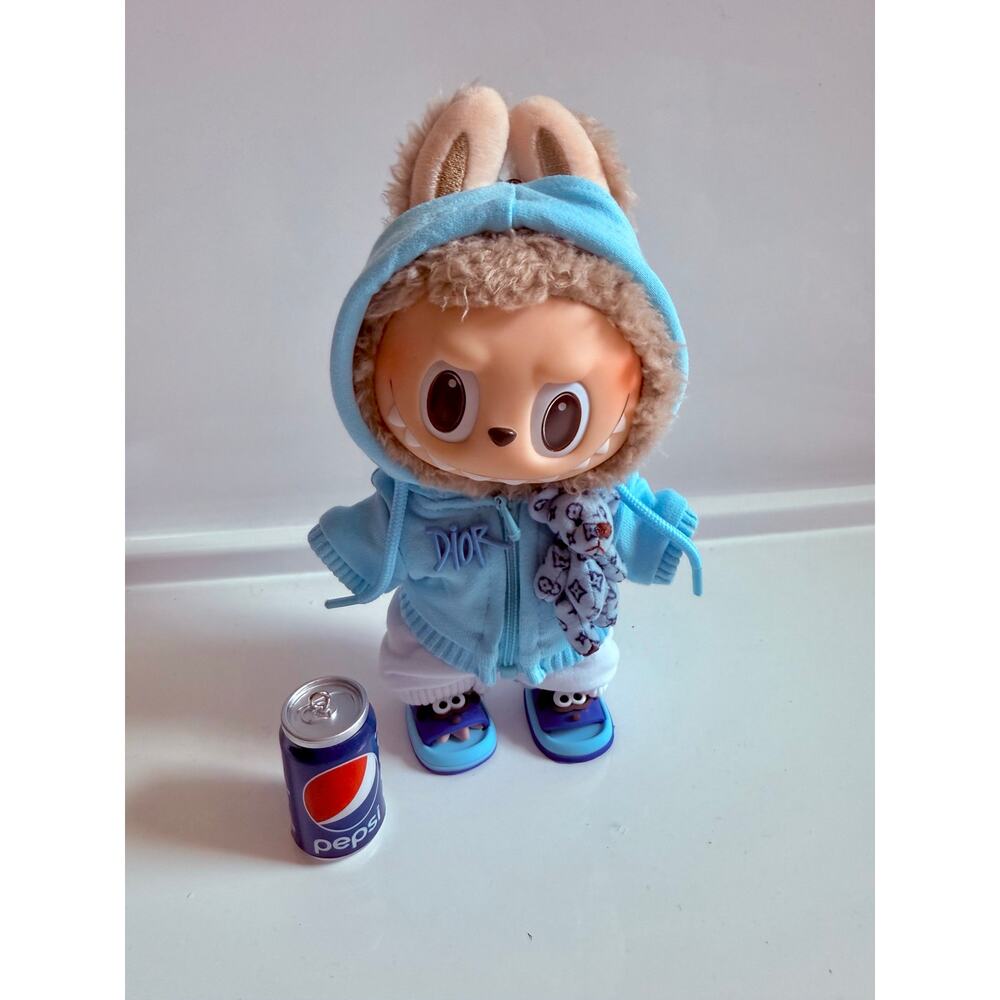 🌈 Labubu Outfit – For Your Shelf Squad! - NEW -  Baby blue designer inspired